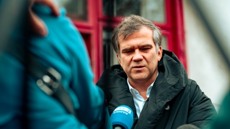 Podczas planu zdjęciowego filmu "Wróbel" reż. Marcin Janos-Krawczyk