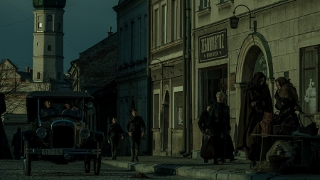 Ulica Ostrogskich w filmie Eter, fot. Olaf Tryzna, Podkarpackie Film Commission