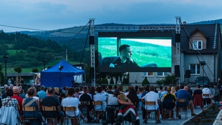 Otwarcie Podkarpackiego Szlaku Filmowego w Jaśliskach, sierpień 2020, fot. Michał Woźny © Podkarpacka Komisja Filmowa