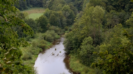 Mymoń, przełom Wisłoka, fot. Przykuta, CC BY-SA 3 0, Wikimedia Commons