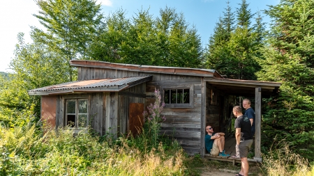 Chata Rebrowa z filmu Wataha, fot. Michał Woźny, Podkarpacka Komisja Filmowa