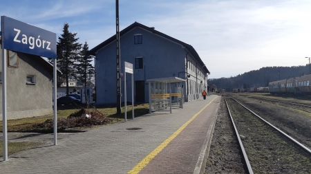 Stacja kolejowa Zagórz, fot. Anita Drąg-Rutkowska, Podkarpacka Komisja Filmowa