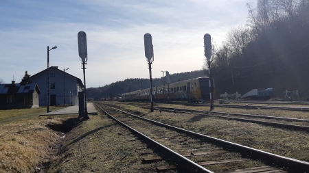 Stacja kolejowa Zagórz, fot. Anita Drąg-Rutkowska, Podkarpacka Komisja Filmowa