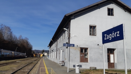 Stacja kolejowa Zagórz, fot. Anita Drąg-Rutkowska, Podkarpacka Komisja Filmowa