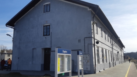 Stacja kolejowa Zagórz, fot. Anita Drąg-Rutkowska, Podkarpacka Komisja Filmowa