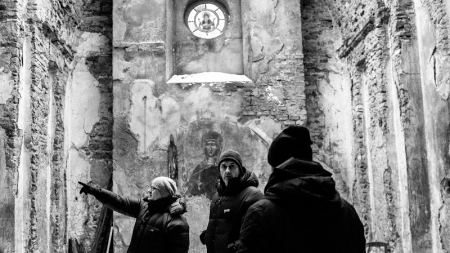 Zimna wojna - na planie filmowym, fot. Łukasz Bąk, Podkarpackie Film Commission