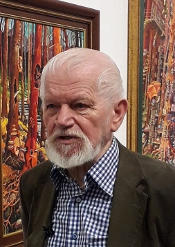 Zdzisław Kudła w Galerii Bielskiej BWA, aut. Jacek Proszyk, CC   BY-SA 4.0, via Wikimedia Commons